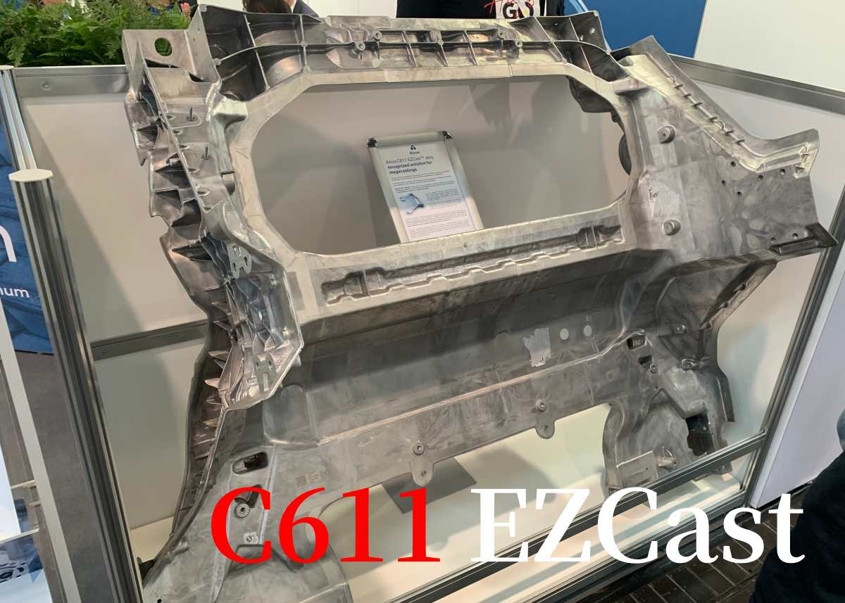 C611 EZCastを用いて鋳造されたダイカスト